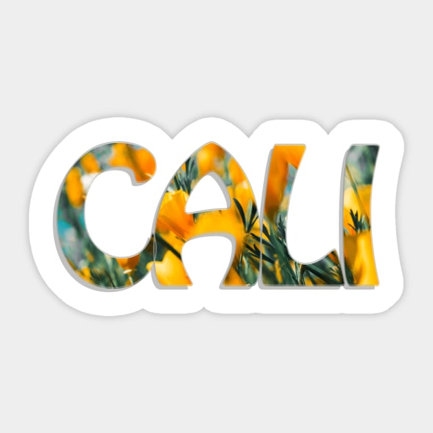 CALI Sticker by afternoontees